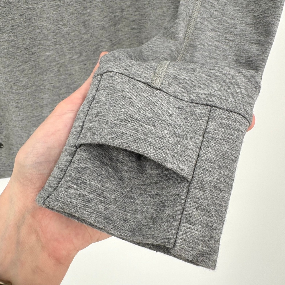 Lululemon Coast Wrap Jacket Heathered Grey Long Sleeve Size‎ 6 Activewear - Picture 10 of 13